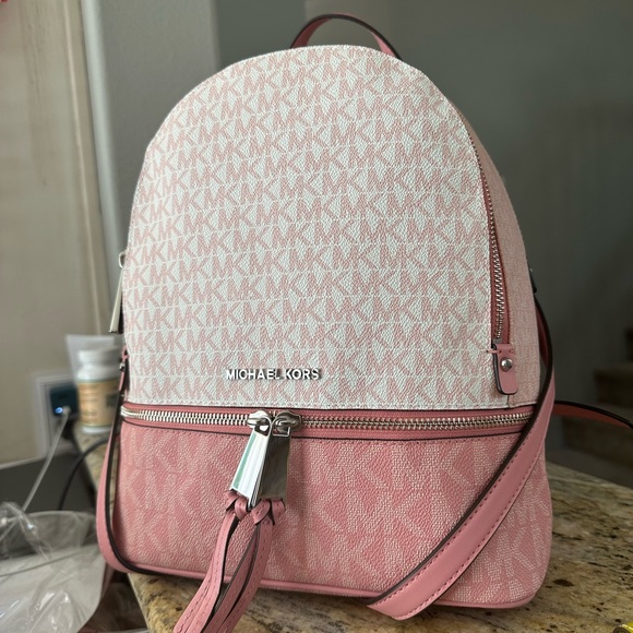 Michael Kors Backpack Rhea m Logo Backpack - Picture 5 of 9